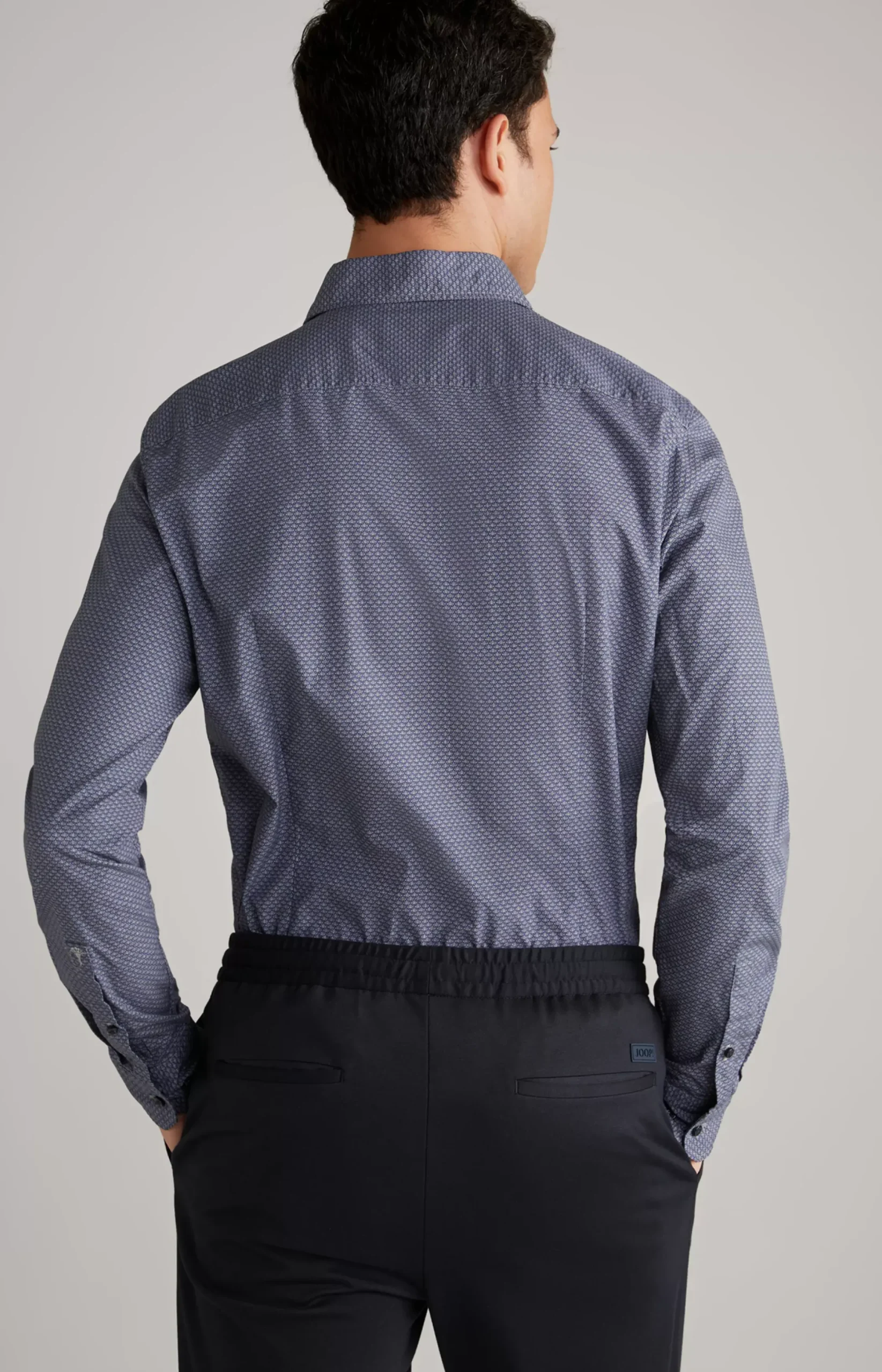 Discount JOOP! Pai Cotton Shirt in grey/blue