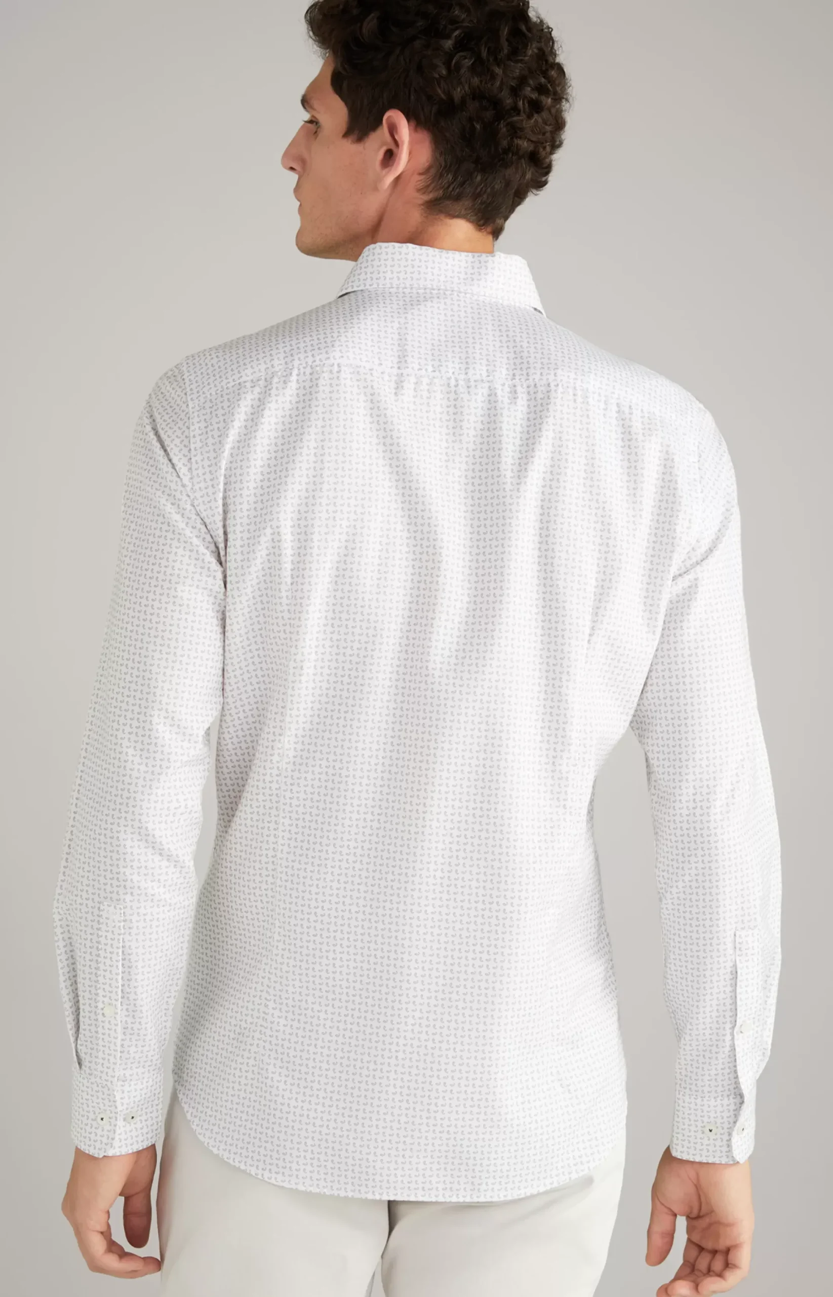 Outlet JOOP! Pai Shirt in a Pattern white/light blue