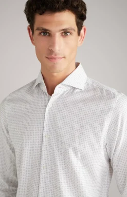 Outlet JOOP! Pai Shirt in a Pattern white/light blue