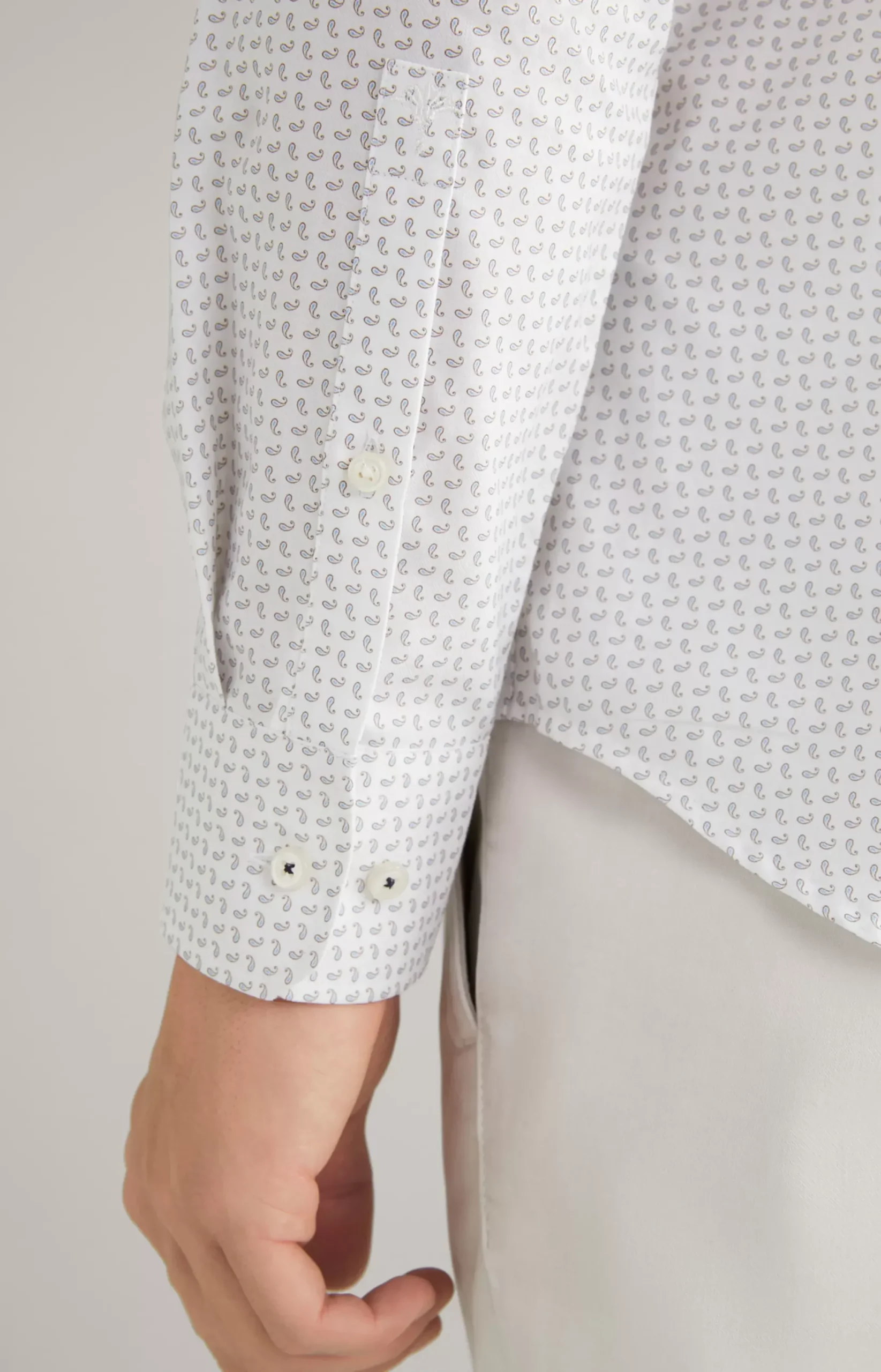 Outlet JOOP! Pai Shirt in a Pattern white/light blue