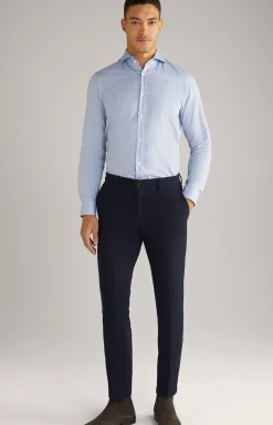 Best JOOP! Paiton Cotton Shirt in a Blue Pattern blue patterned