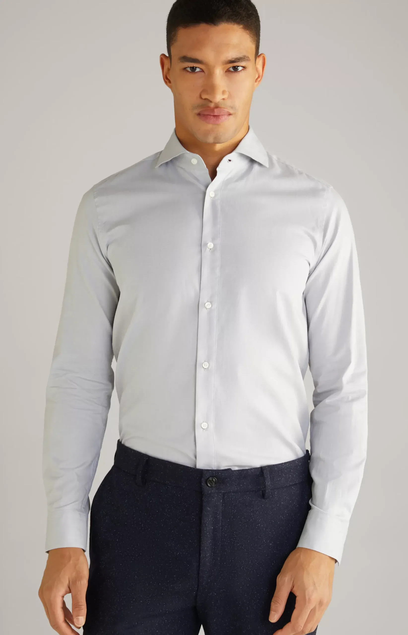 Discount JOOP! Paiton Cotton Shirt in light grey