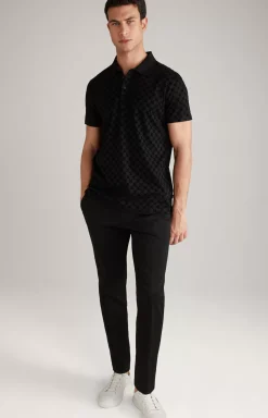 Hot JOOP! Pancrazio Cornflower Polo Shirt in black