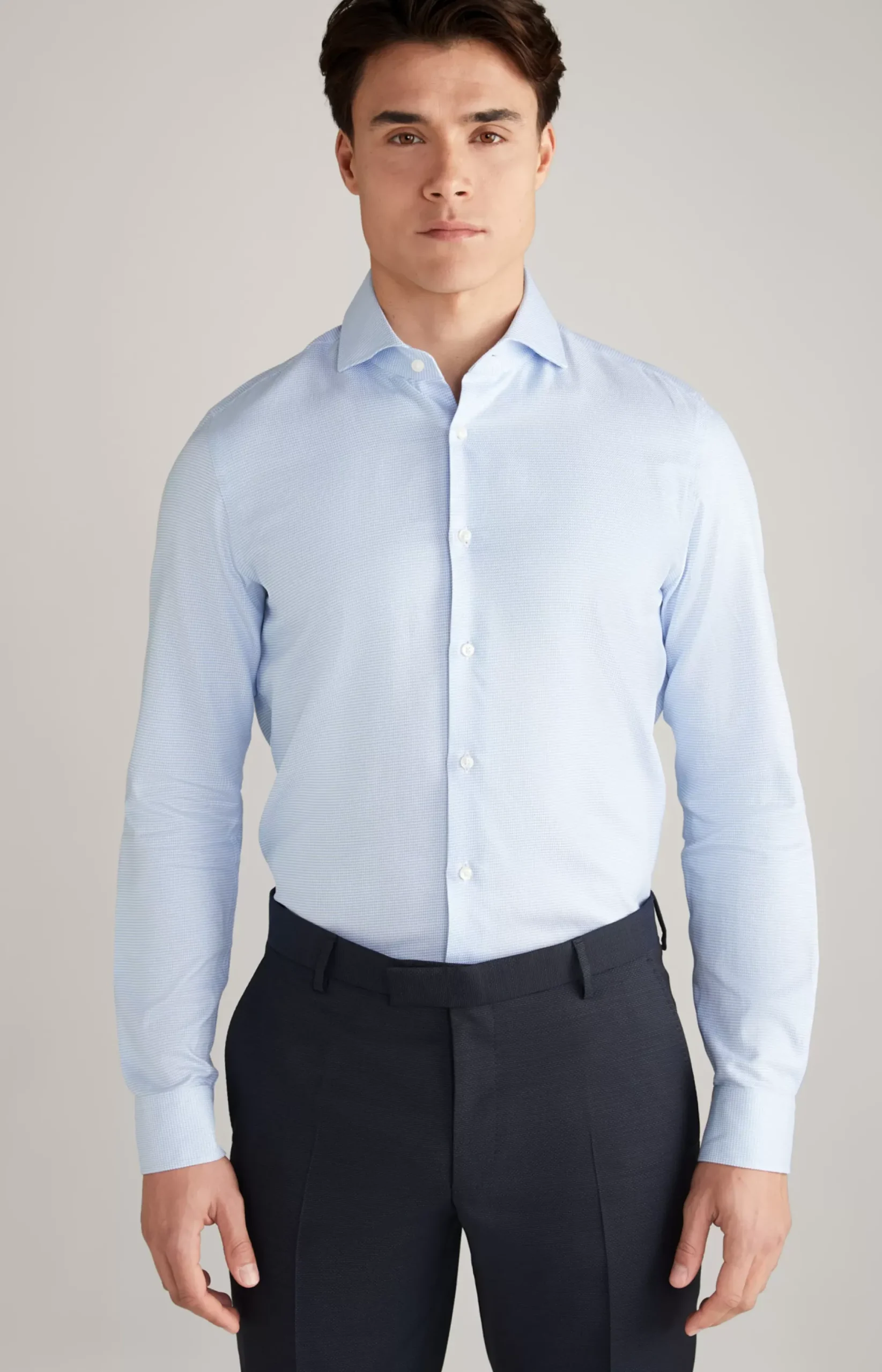 Outlet JOOP! Panko Shirt in a Light Blue Pattern light blue patterned