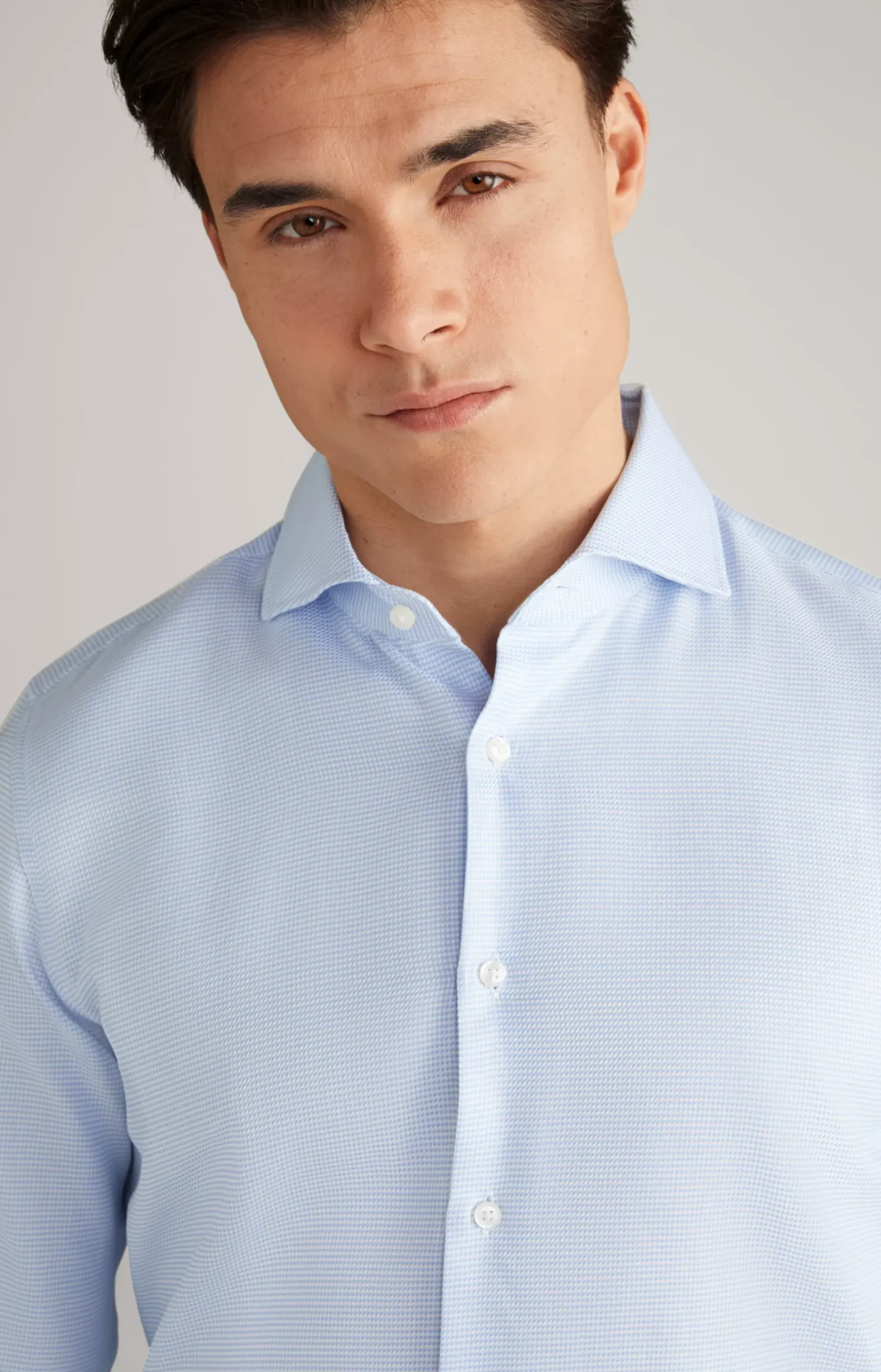 Outlet JOOP! Panko Shirt in a Light Blue Pattern light blue patterned