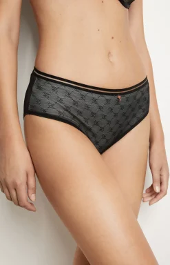 Clearance JOOP! Panty in light grey melange/black