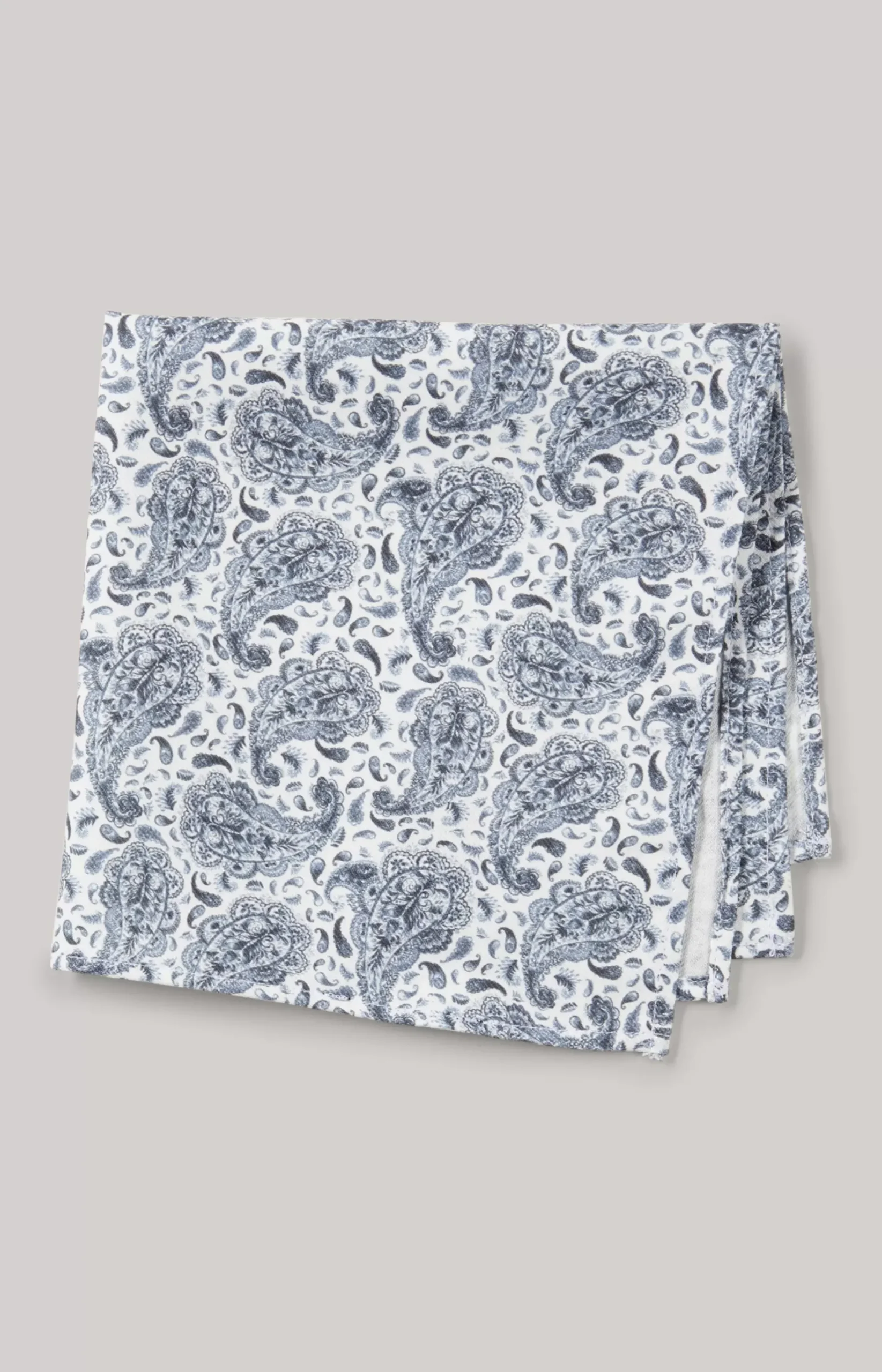 New JOOP! Patterned Pocket Square in Blue/White blue/white patterned