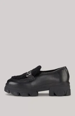 New JOOP! Peluche Camy Slip-on Loafers in black