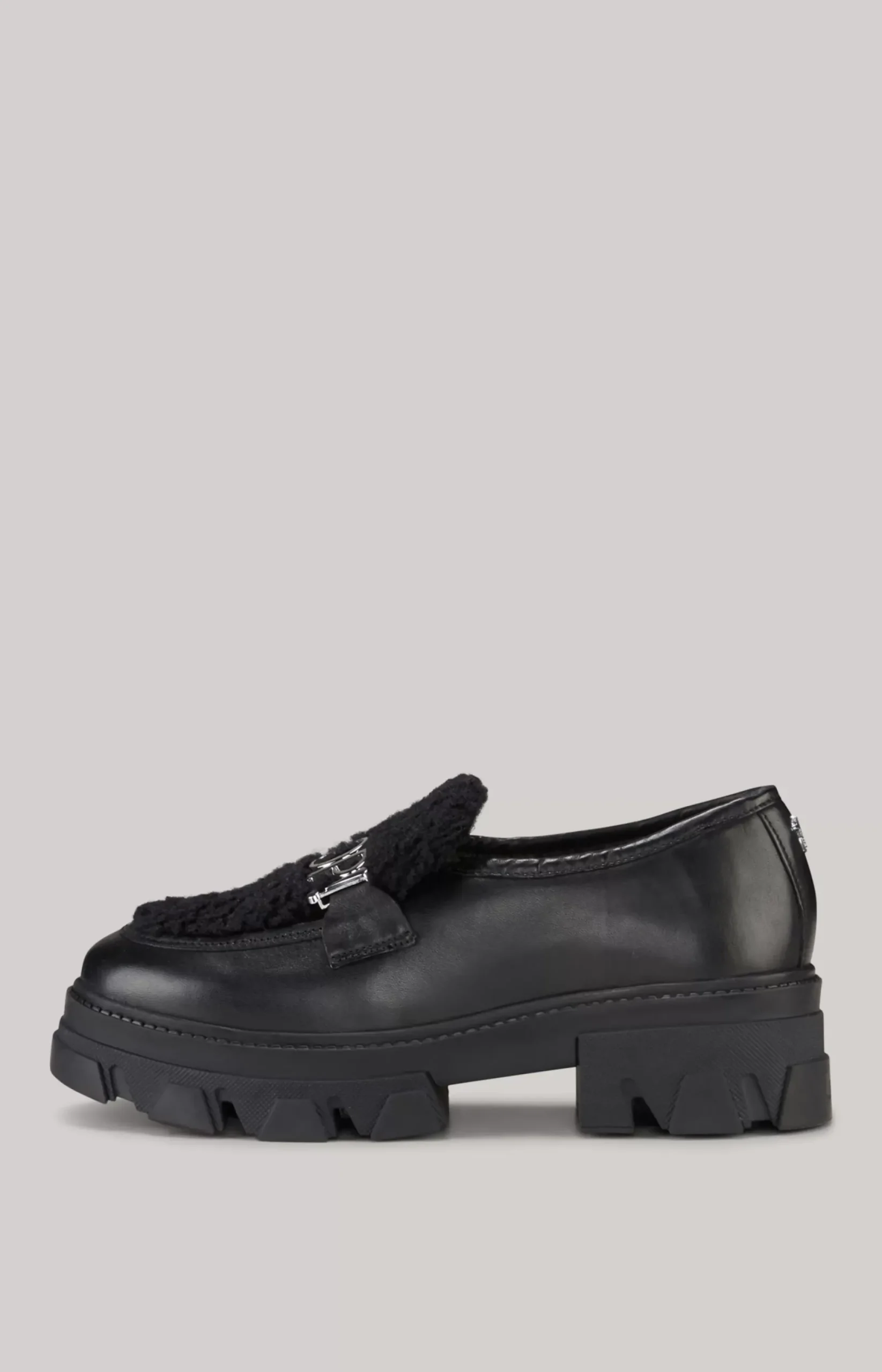 New JOOP! Peluche Camy Slip-on Loafers in black