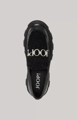 New JOOP! Peluche Camy Slip-on Loafers in black