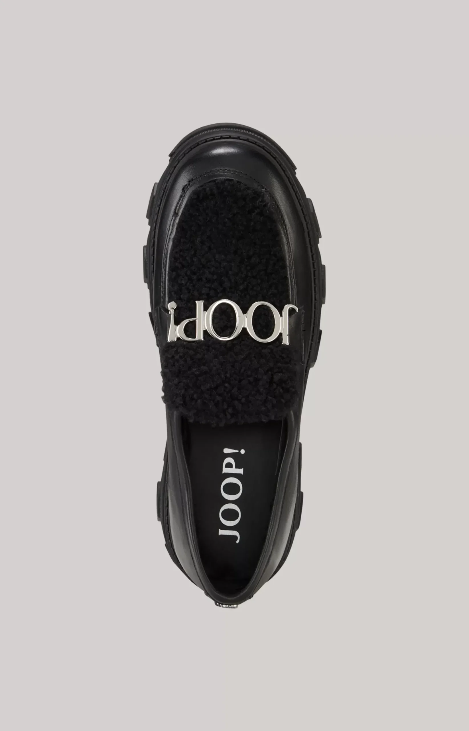 New JOOP! Peluche Camy Slip-on Loafers in black