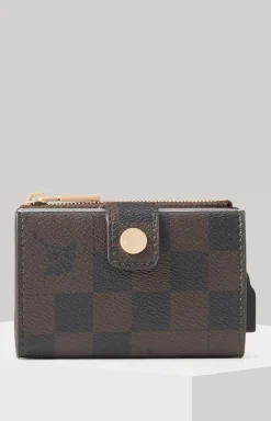Online JOOP! Piazza Edition C-Four Card Holder in brown/dark blue