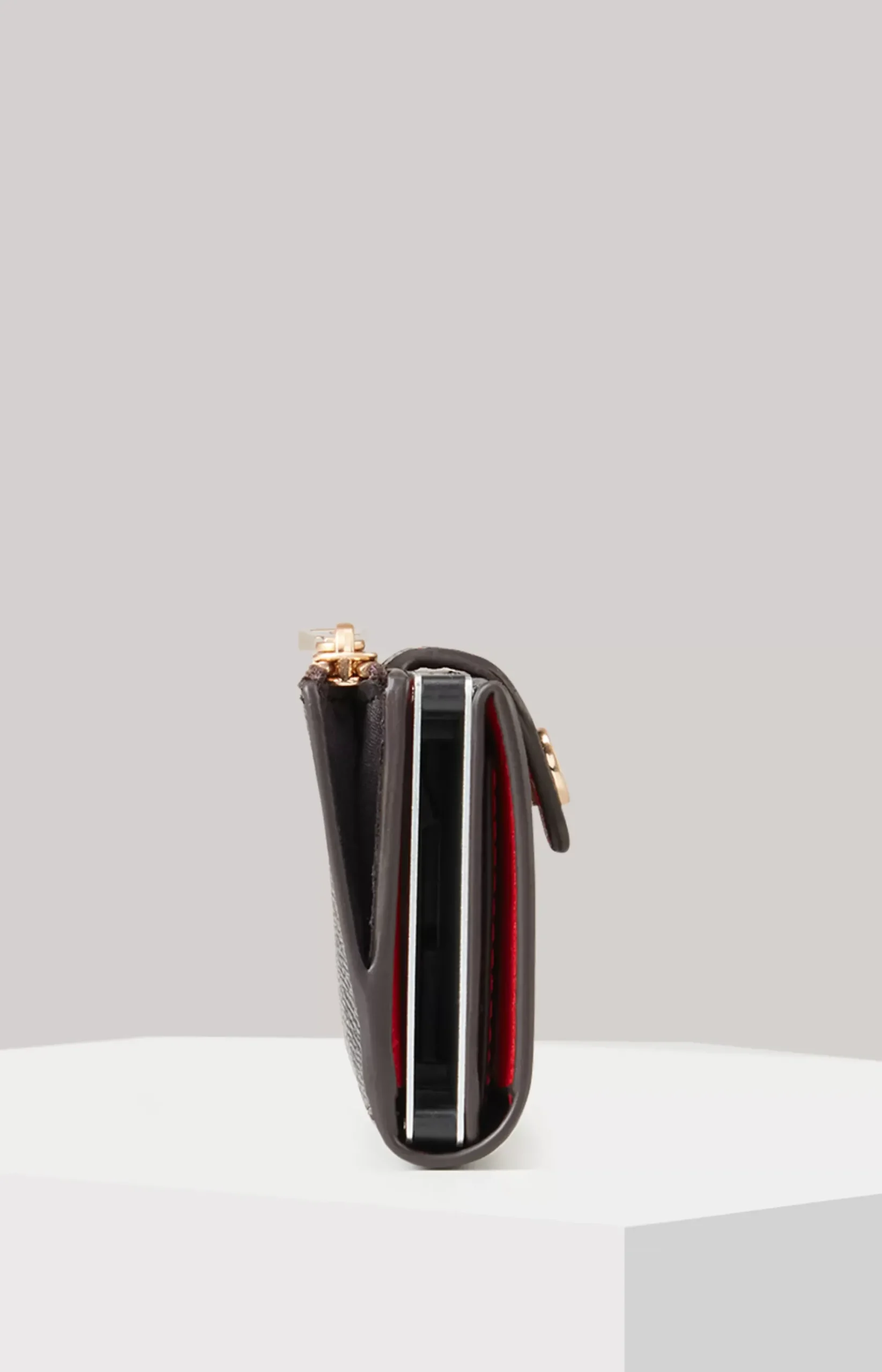 Online JOOP! Piazza Edition C-Four Card Holder in brown/dark blue
