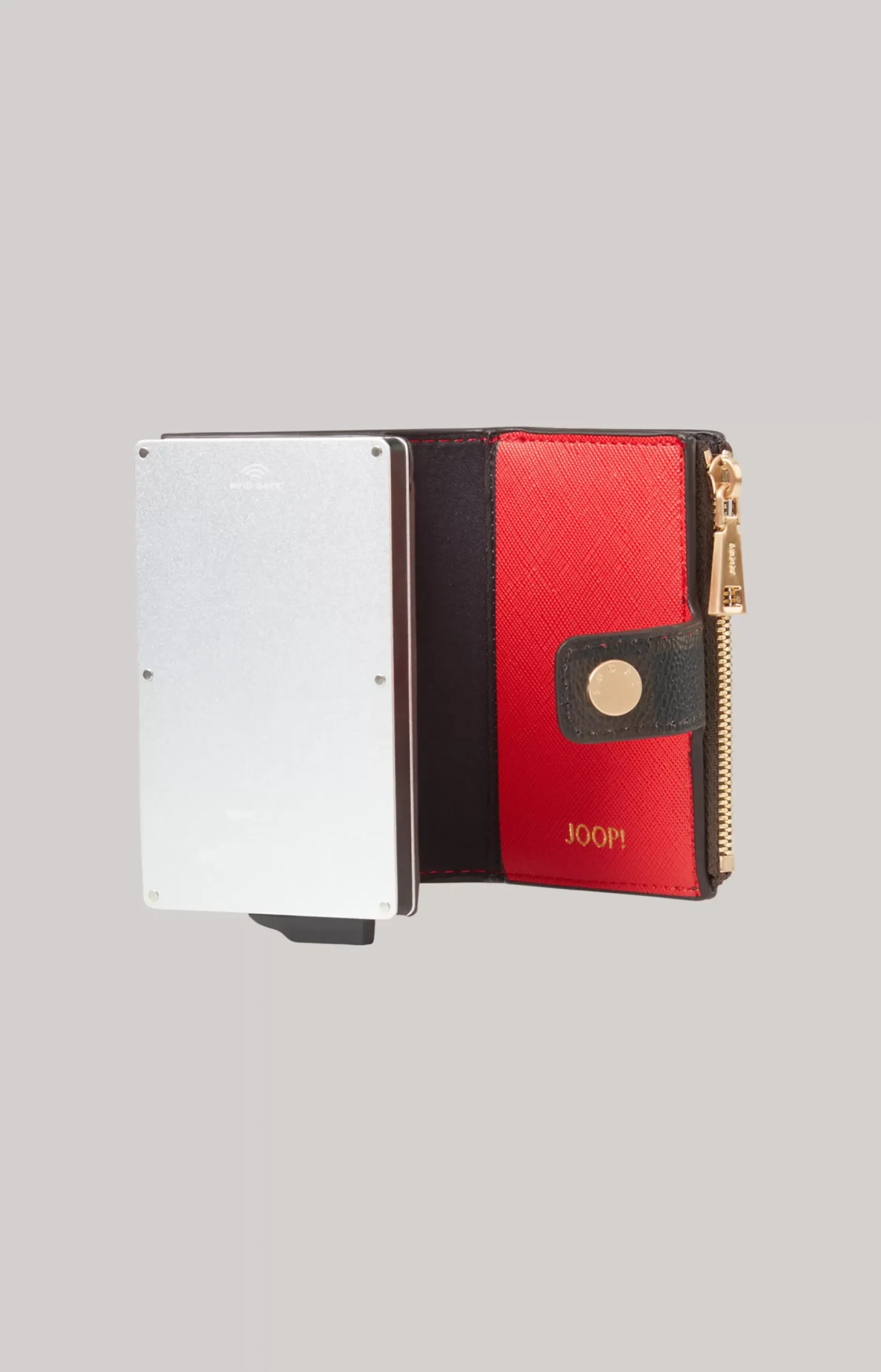 Online JOOP! Piazza Edition C-Four Card Holder in brown/dark blue