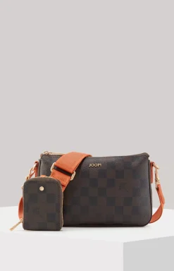 New JOOP! Piazza Edition Jasmina Shoulder Bag in brown/black/orange