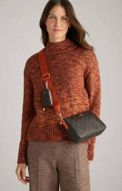 New JOOP! Piazza Edition Jasmina Shoulder Bag in brown/black/orange