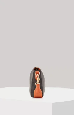 New JOOP! Piazza Edition Jasmina Shoulder Bag in brown/black/orange