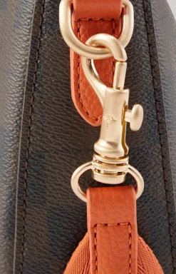 New JOOP! Piazza Edition Jasmina Shoulder Bag in brown/black/orange