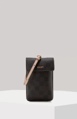Outlet JOOP! Piazza Edition Pippa Phone Bag in Brown and Black brown/black