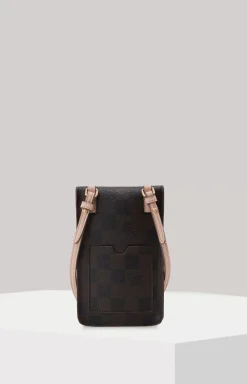 Outlet JOOP! Piazza Edition Pippa Phone Bag in Brown and Black brown/black