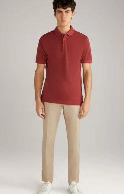 Discount JOOP! Primus Cotton Polo Shirt in brick red