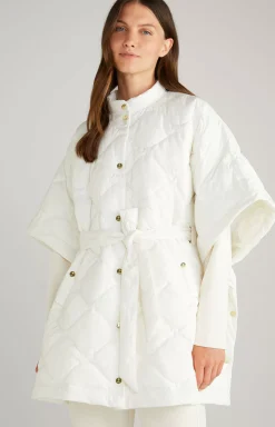 Clearance JOOP! Quilted Cape Jacket in off-white