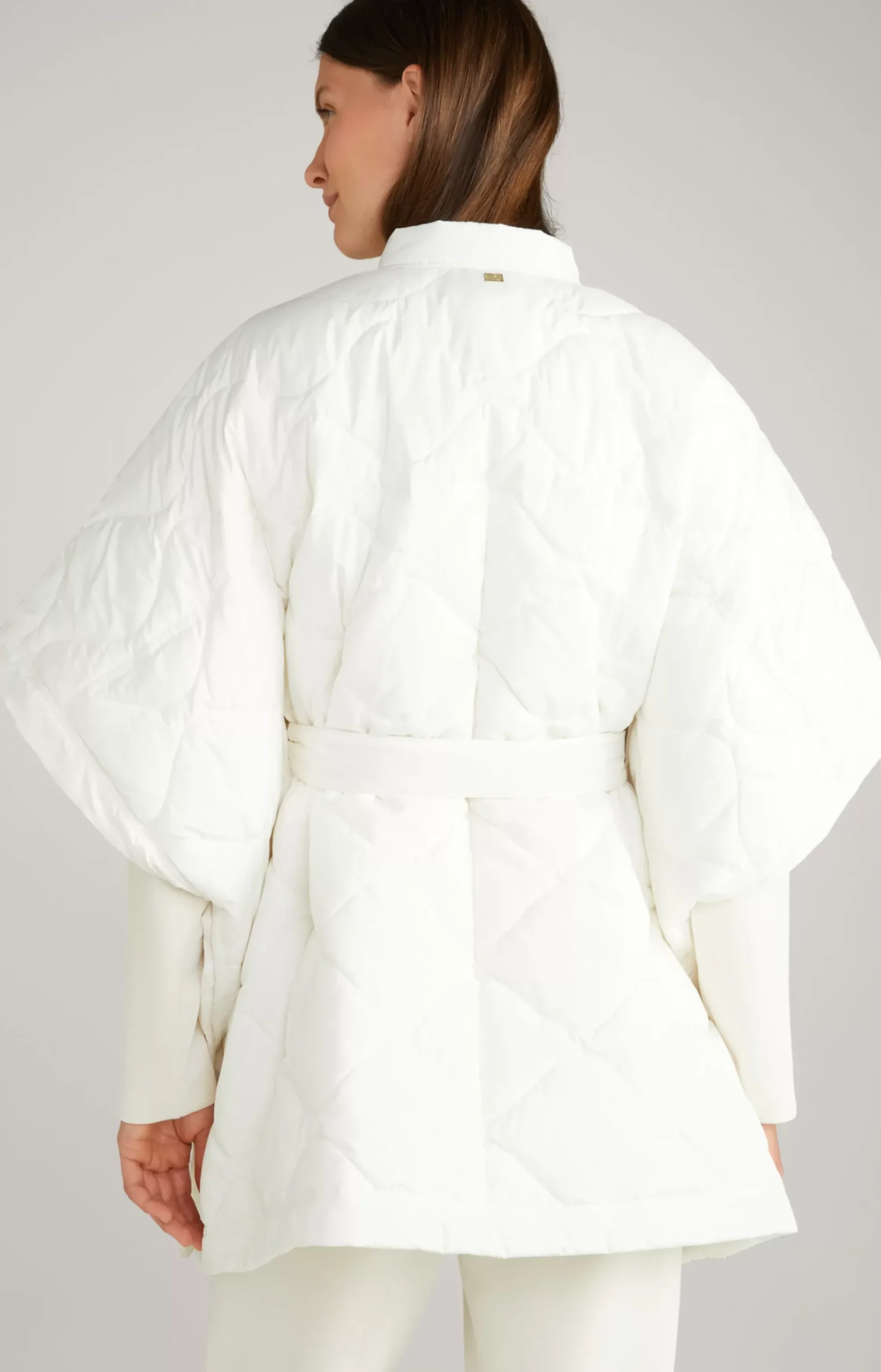 Clearance JOOP! Quilted Cape Jacket in off-white