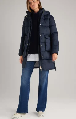 Discount JOOP! Quilted Coat in Dark Blue navy