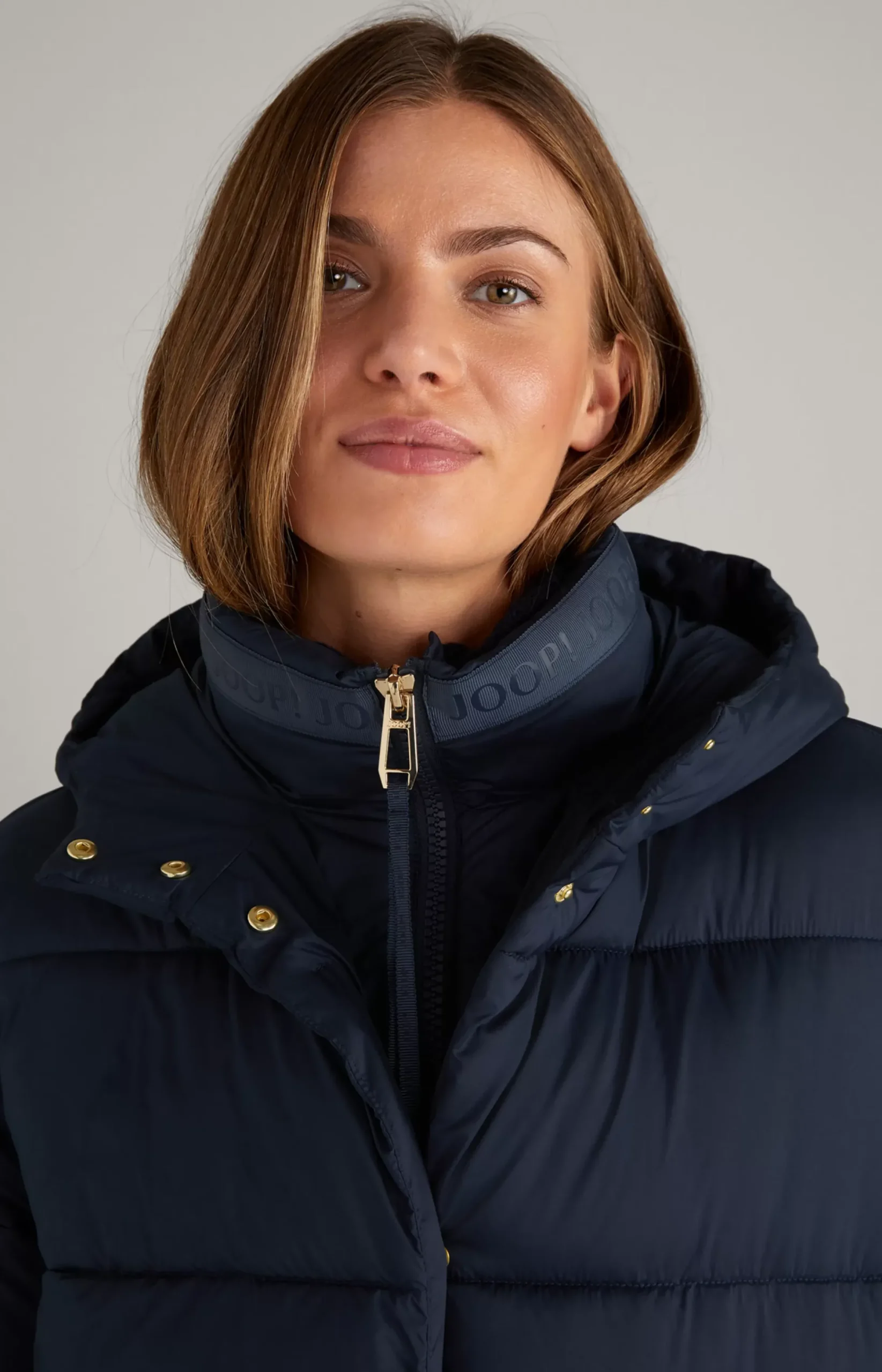 Discount JOOP! Quilted Coat in Dark Blue navy