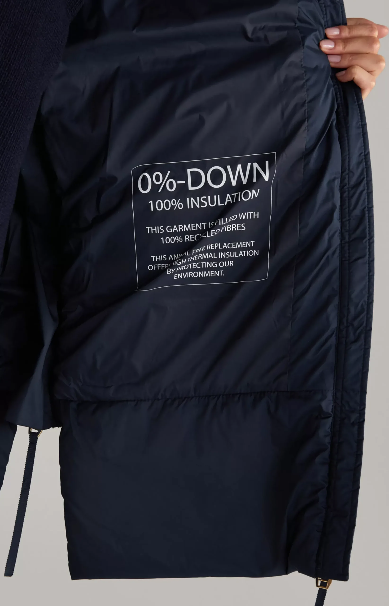 Discount JOOP! Quilted Coat in Dark Blue navy