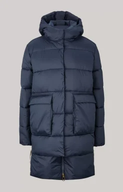 Discount JOOP! Quilted Coat in Dark Blue navy