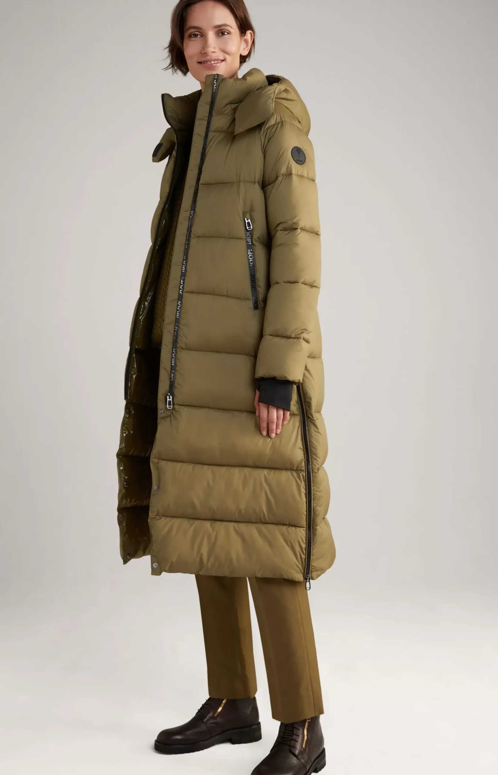 Outlet JOOP! Quilted Coat in olive