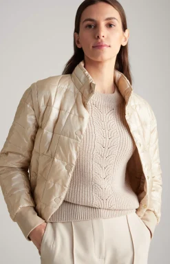Online JOOP! Quilted Jacket in Champagne nude