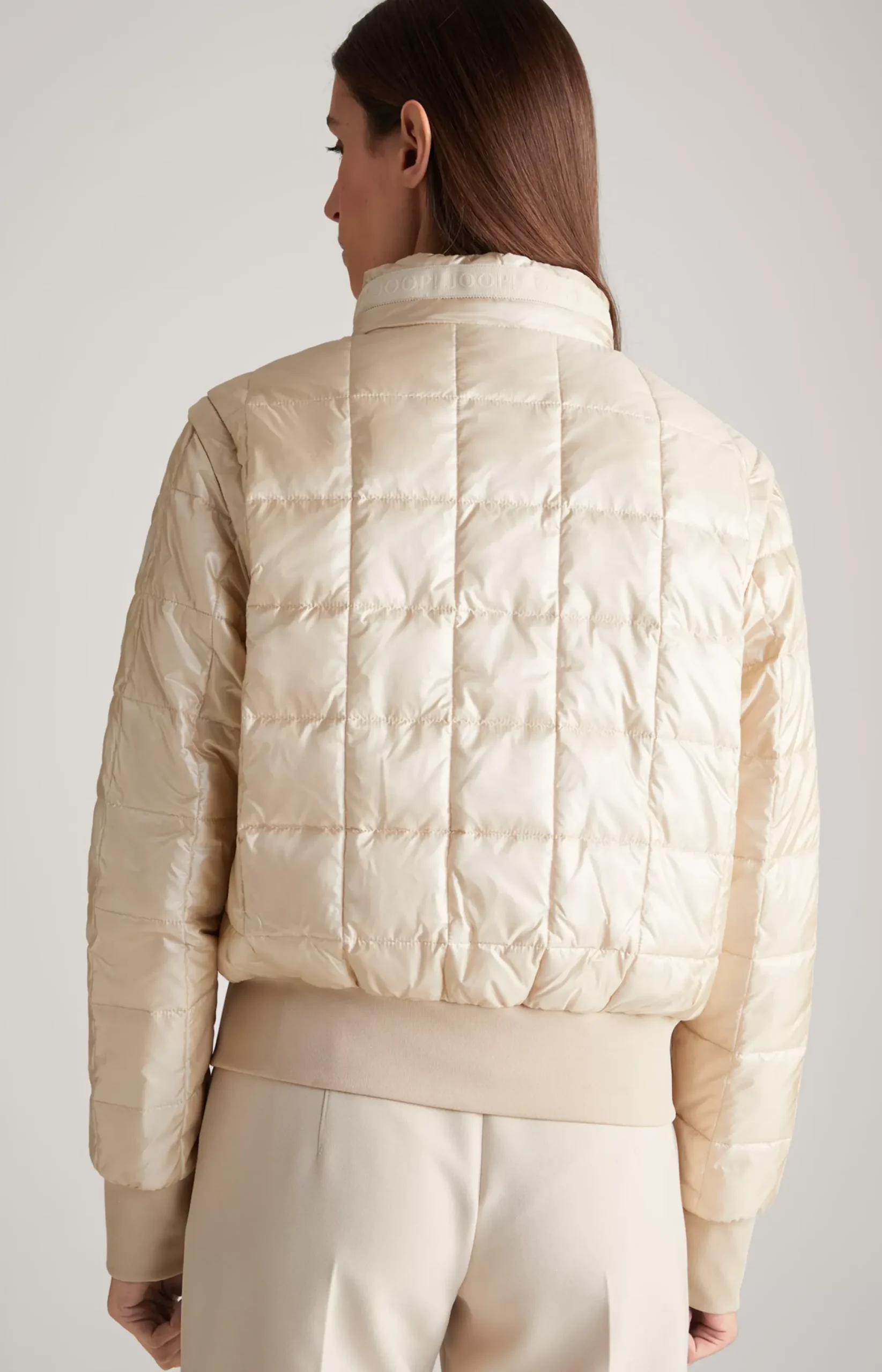 Online JOOP! Quilted Jacket in Champagne nude