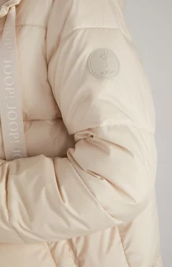 JOOP! Quilted Jacket in Off-White light beige