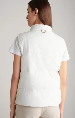 Hot JOOP! Quilted Waistcoat in off-white