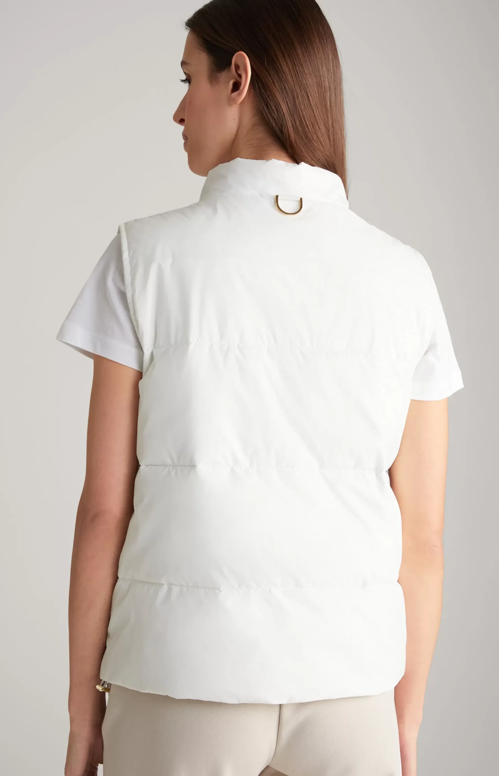 Hot JOOP! Quilted Waistcoat in off-white
