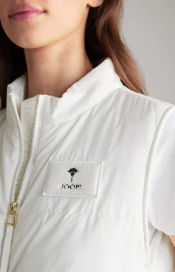Hot JOOP! Quilted Waistcoat in off-white