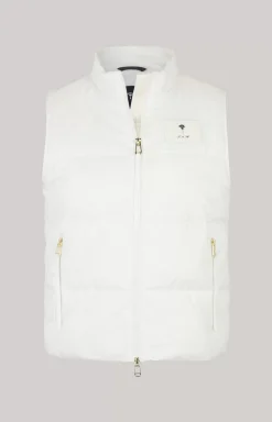 Hot JOOP! Quilted Waistcoat in off-white