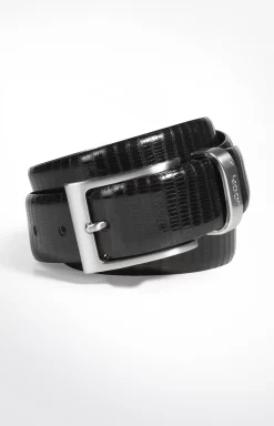 Discount JOOP! Reptile-embossed Belt in Black 
