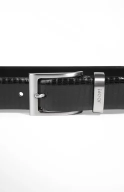 Discount JOOP! Reptile-embossed Belt in Black 
