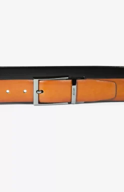 JOOP! Reversible Belt in Cognac/Black
