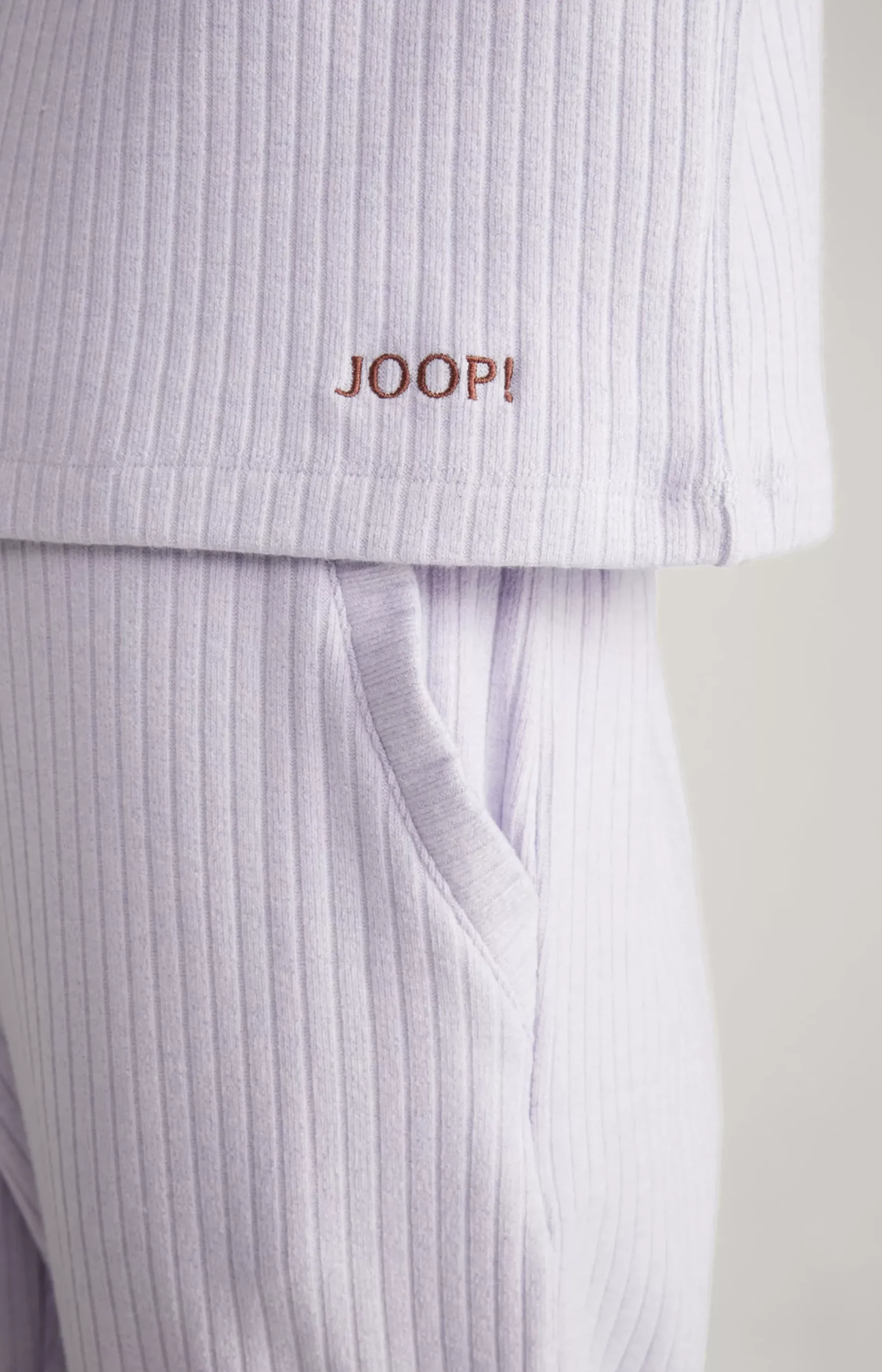 Clearance JOOP! Ribbed Long-Sleeve Loungewear Top in lavender