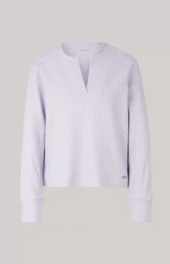 Clearance JOOP! Ribbed Long-Sleeve Loungewear Top in lavender