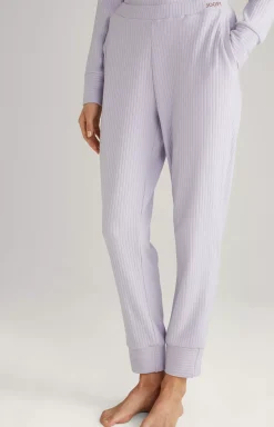 JOOP! Ribbed Loungewear Joggers in lavender