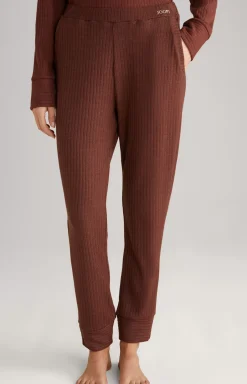 Discount JOOP! Ribbed Loungewear Joggers in coffee