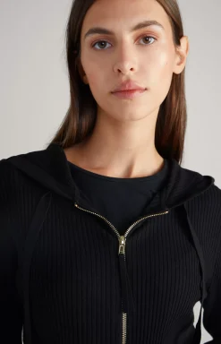 JOOP! Ribbed-knit Jacket in black