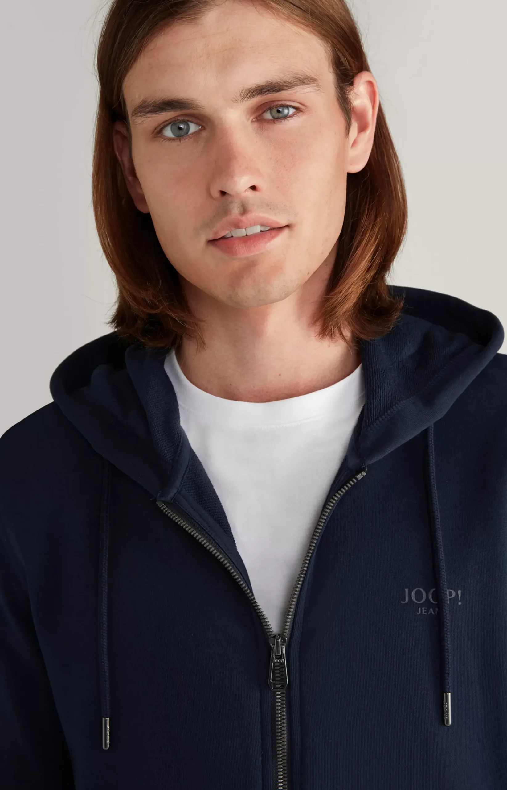 Hot JOOP! Salvatore Hoodie Sweatshirt Jacket in dark blue