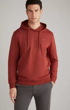 JOOP! Samuel hoodie in red rust