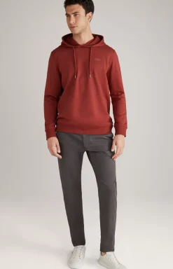 JOOP! Samuel hoodie in red rust